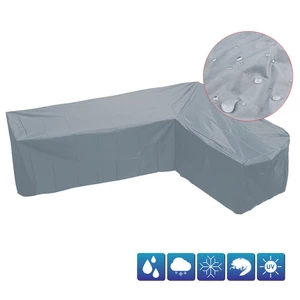 L Shape Furniture Cover Waterproof Dustproof Sofa Protective CoverSun Shelters Outdoor Garden