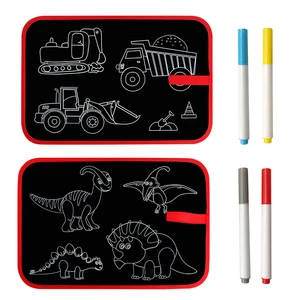 Portable Double Sided Sketchpad Waterproof Drawing Board Educational Fun Toys for Childrens Boys Girls Early Education