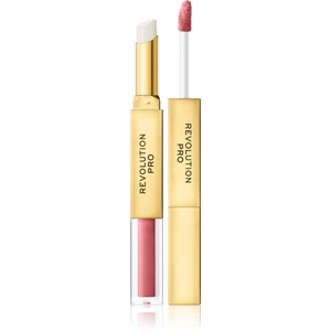 Revolution PRO Supreme Stay 24h Lip Duo ultra matná tekutá rtěnka s balzámem odstín Tease 2,5 g