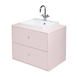 Ružová umývadlová skrinka Tom Tailor for Tenzo Color Bath