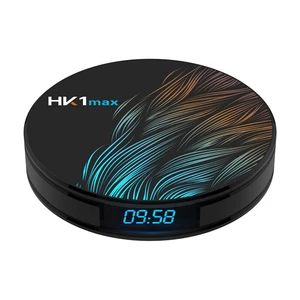 HK1 Max RK3328 4GB 32GB 5G WIFI Android 9.0 4K VP9 H.265 HDR10 USB3.0 TV Box with Time Display