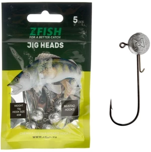 Zfish jigová hlava jig head premium 5 ks - 3 g háček 1