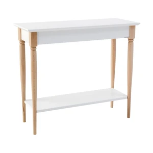 Biely konzolový stolík Ragaba Mamo, šírka 85 cm