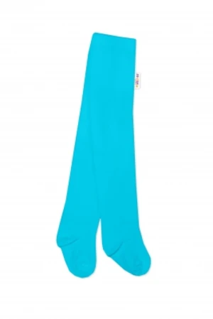 Baby Nellys Dětské punčocháče bavlněné - tyrkysové, vel. 62-74 (3-9m)