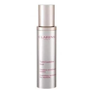 Clarins Nutri-Lumière Nourishing Revitalizing Day Emulsion 50 ml denný pleťový krém na veľmi suchú pleť; proti vráskam; na rozjasnenie pleti