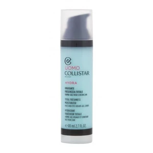 Collistar Uomo Total Freshness Moisturizer Face and Eye Cream-Gel 80 ml denný pleťový krém na zmiešanú pleť; na normálnu pleť; na unavenú pleť