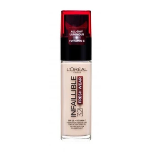 L´Oréal Paris Infallible 32H Fresh Wear SPF25 30 ml make-up pre ženy 110 Rose Vanilla na veľmi suchú pleť