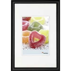 walther+ design KP318B vymeniteľný fotorámček Formát papiera: 13 x 18 cm  čierna