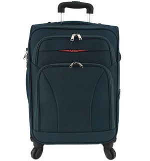 Cestovní textilní kufr na čtyřech kolečkách Agrado (XS) 35l - tmavě zelená