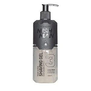 Nish Man Číry gél na holenie Nish Man - Easy Shave (400 ml)