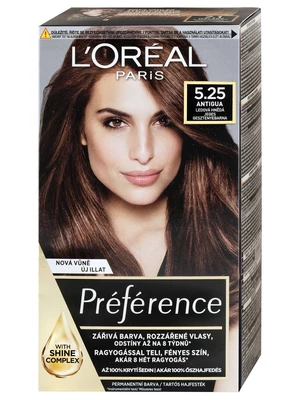 Permanentní barva Loréal Préférence 5.25 ledová hnědá - L’Oréal Paris + dárek zdarma