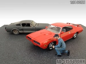 Mechanic John Figure For 124 Diecast Model Cars by American Diorama