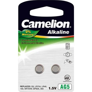 Camelion AG5 gombíková batéria  LR 48 alkalicko-mangánová 66 mAh 1.5 V 2 ks