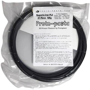 Proto-Pasta FEP11701  vlákno pre 3D tlačiarne #####PLA magnetisch  1.75 mm 125 g sivá  1 ks