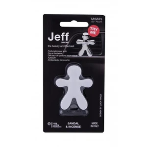 Mr&Mrs Fragrance Jeff Sandal & Incense 1 ks vôňa do auta unisex