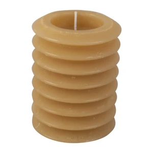 Hnedá sviečka PT LIVING Layered, výška 10 cm