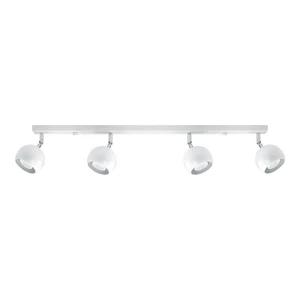 Biele stropné svietidlo Nice Lamps Ollo, dĺžka 80 cm