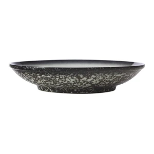 Bielo-čierna keramická servírovacia miska Maxwell & Williams Caviar, 25 cm