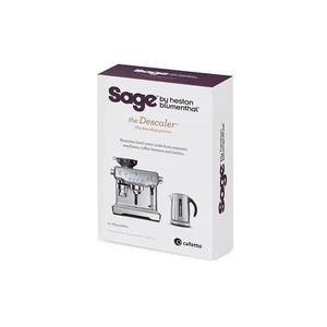 Odvápňovací set SAGE BES007 odvápňovač Sage • určený pre kávovary, prekvapkávače, rýchlovarné kanvice • bráni tvorbe usadenín a vodného kameňa • prísl