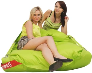 BEANBAG Sedací pytel 189x140 comfort s popruhy limet