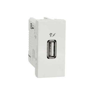 Schneider Electric Nová Unica nabíječka USB adaptér 1A bílá NU342818 1modul