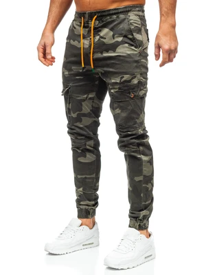 Pantaloni cargo joggers verzi Bolf R8601