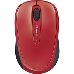 Microsoft Mobile Mouse 3500 #####Kabellose Maus bezdrôtový Blue Track čierna, červená 3 null 1000 dpi