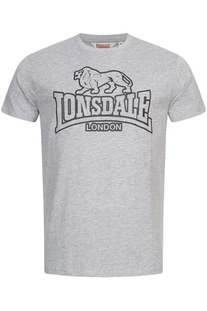 T-shirt da uomo Lonsdale 117420-Marl Grey/Black