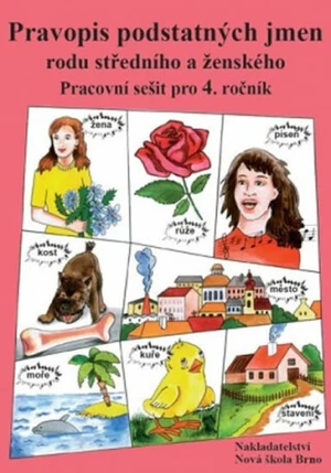 Pravopis podstatných jmen rodu středního a ženského – pracovní sešit pro 4. ročník - Marie Polnická