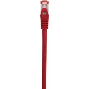 Síťový kabel RJ45 Renkforce RF-3432114, CAT 6, S/FTP, 25.00 cm, červená