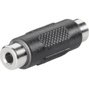 Jack audio adaptér TRU COMPONENTS, jack zásuvka 3,5 mm - jack zásuvka 3,5 mm černá