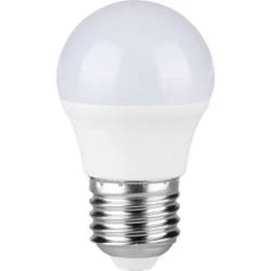 LED žárovka V-TAC 7362 230 V, E27, 5.5 W = 40 W, teplá bílá, A+ (A++ - E), tvar globusu, 3 ks