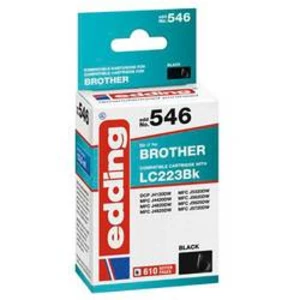 Edding Inkoustová kazeta náhradní Brother Brother LC223BK kompatibilní Single černá EDD-546 18-546