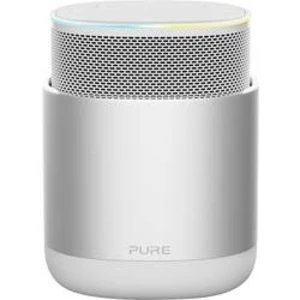 Hlasem ovládaný reproduktor Pure DiscovR, stříbrná, bílá