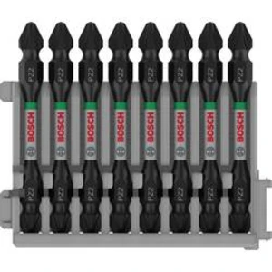 Oboustranný bit (sada) Sada dvojitých bitů Impact Control, 8 ks, PZ2-PZ2, 65 mm Bosch Accessories 2608522338 65 mm, 8dílná