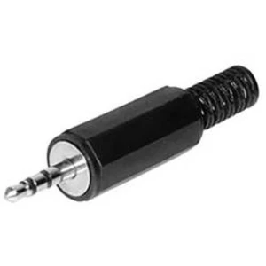 Jack konektor 2.5 mm TRU COMPONENTS 1559800 zástrčka, rovná, pólů 3, černá, 1 ks, stereo