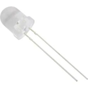 LED s vývody TRU COMPONENTS 1577501, typ čočky kulatý, 8 mm, 25 °, 20 mA, žlutá