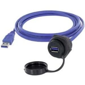 Zásuvka USB 3.0 A vestavná zásuvka encitech 1310-1025-04 M30, 1 ks