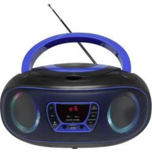 CD-rádio Denver TCL-212BT, AUX, CD, USB, Bluetooth, modrá