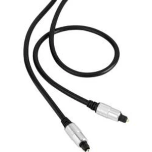 Toslink digitální audio kabel SpeaKa Professional SP-7870712, [1x Toslink zástrčka (ODT) - 1x Toslink zástrčka (ODT)], 5.00 m, černá