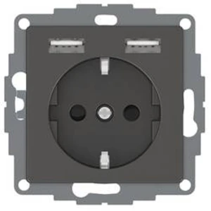 Merten vestavný Systém design antracitová MEG2366-0414