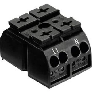 Svorka Wago 862-1552, 0,5- 4 mm², 2pólová, černá