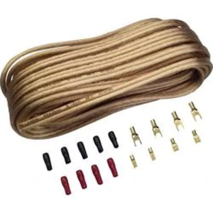Sada kabelu a zástrček pro reproduktory Sinus Live, 2pólový, 4 mm², 10 m