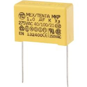 Foliový kondenzátor MKP, 1 µF, X2 275 V/AC, 10 %, 32 x 13 x 23 mm
