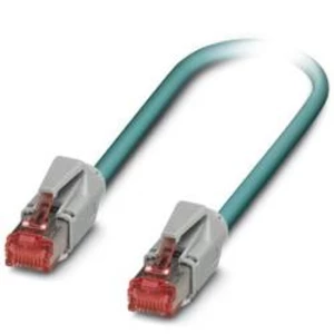 Síťový kabel RJ45 Phoenix Contact 1404347, CAT 5, CAT 5e, SF/UTP, 30.00 cm, modrá