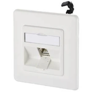 Síťová zásuvka pod omítku Metz Connect 130B11D11002-E, CAT 6A, 1 port, čistě bílá