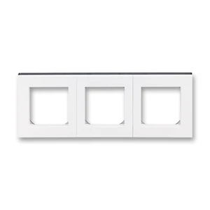 ABB Levit trojrámeček bílá/kouřová černá 3901H-A05030 62