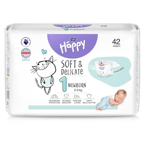 BELLA HAPPY Baby new born 2 - 5 kg 42 kusů