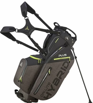 Big Max Dri Lite Hybrid Plus Black/Storm Charcoal/Lime Bolsa de golf