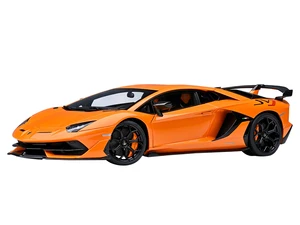 Lamborghini Aventador SVJ Arancio Atlas Pearl Orange 1/18 Model Car by Autoart